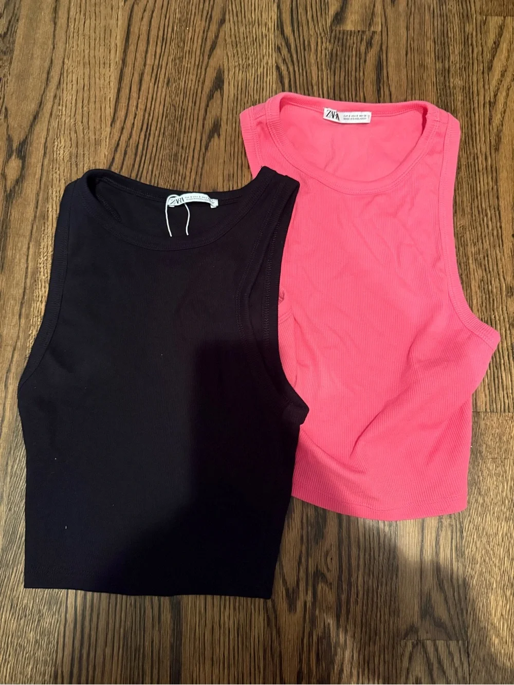 Zara Ribbed Crop Tank Bundle - Picture 1 of 8